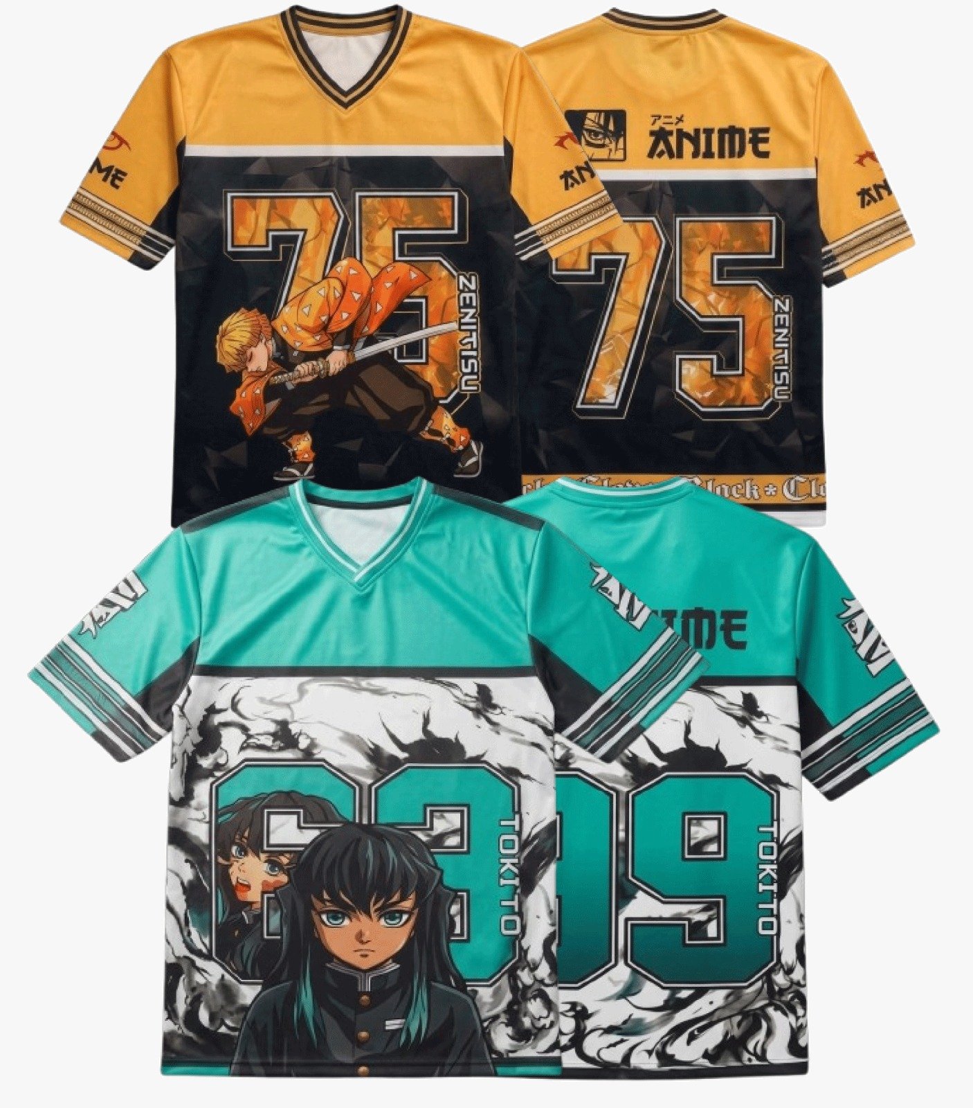 Anime Dropshoulder 2Pcs Combo Delivery charge Free