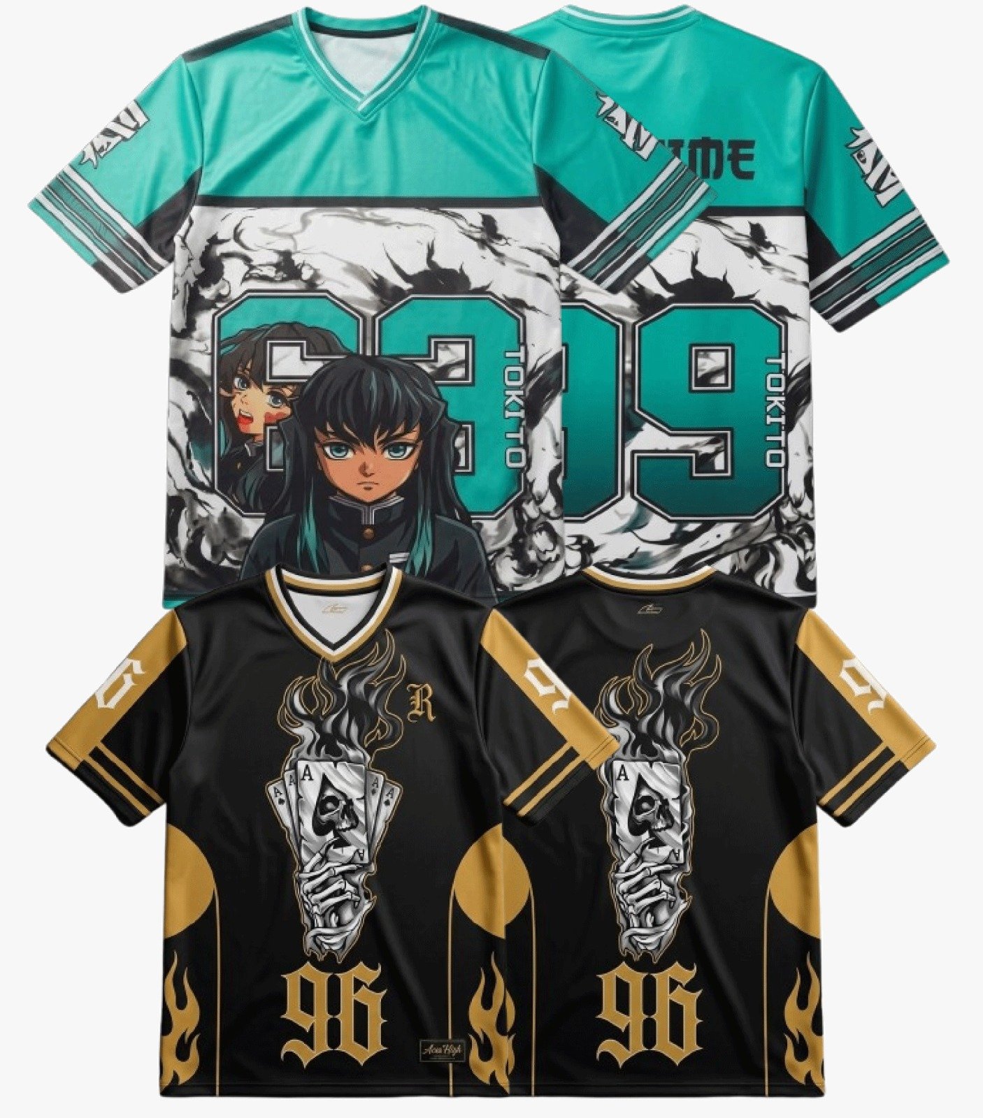 Anime Dropshoulder 2Pcs Combo Delivery charge Free